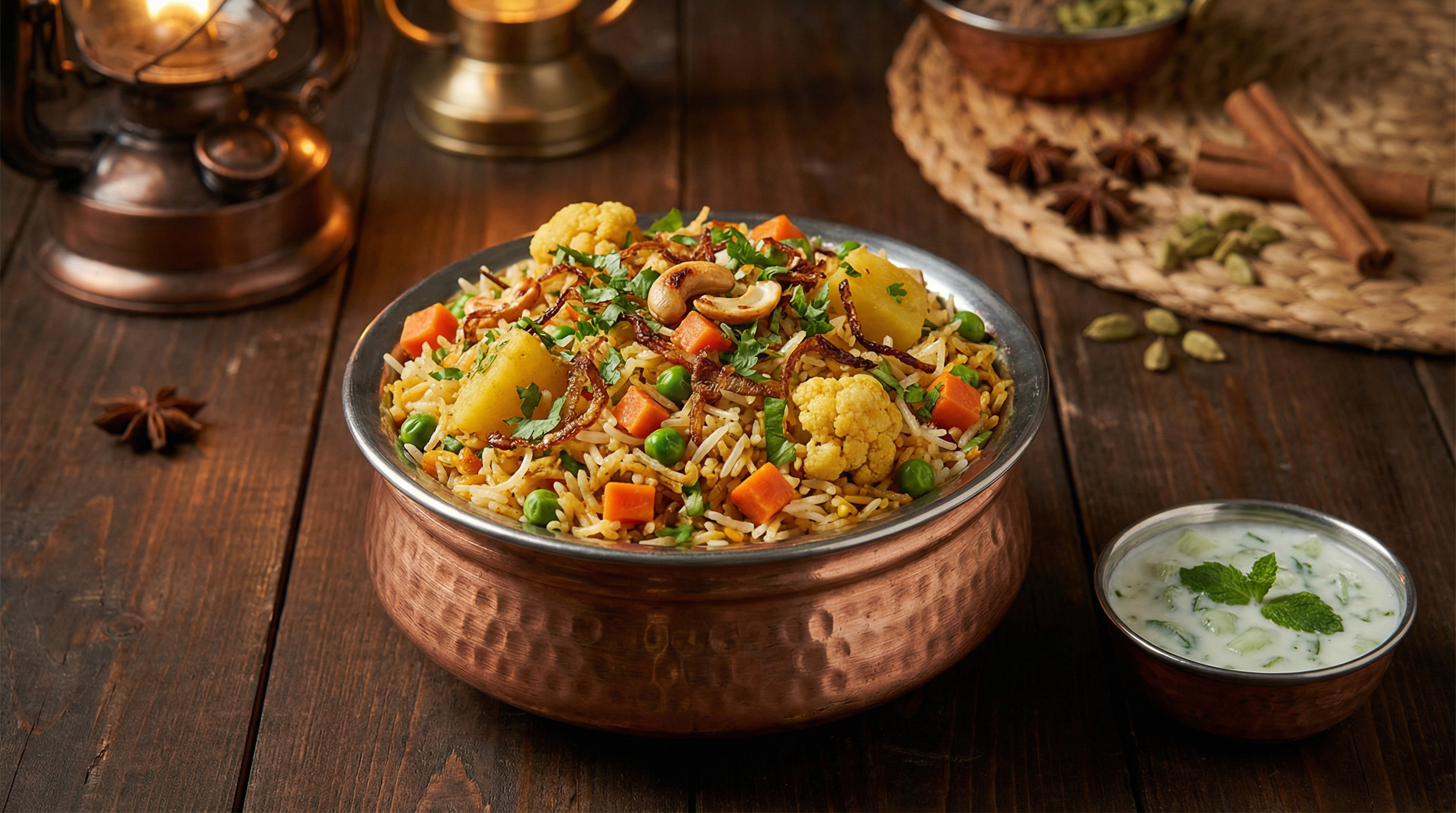 Vegetable Biryani - Indian Meal Plan for Families recipe example for families