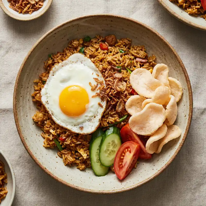 Nasi Goreng (Indonesian Fried Rice) - Indonesian Meal Plan for Families recipe example for families