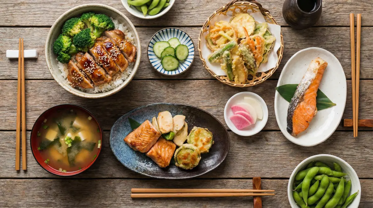 Japanese Meal Plan for Families - Family-friendly japanese cuisine meal plan with weekly recipes and automatic grocery list