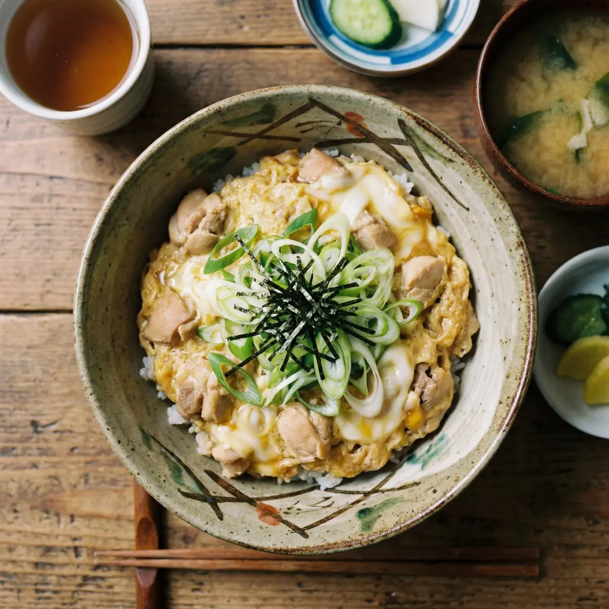 Oyakodon (Chicken & Egg Bowl) - Japanese Meal Plan for Families recipe example for families