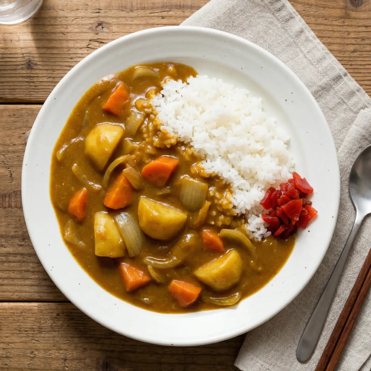Japanese Curry with Rice - Japanese Meal Plan for Families recipe example for families