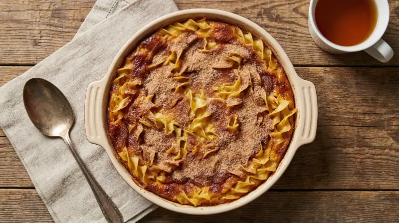 Pareve Noodle Kugel - Kosher Meal Planning for Families recipe example for families