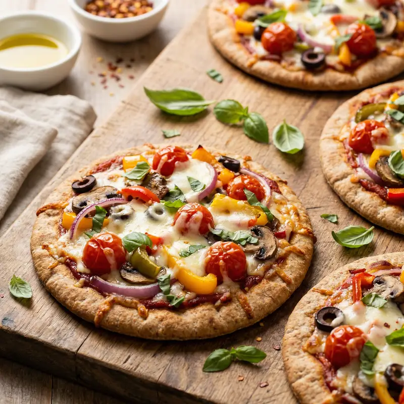 Roasted Veggie & Hummus Platter - Mediterranean Meal Plan for Families recipe example for families