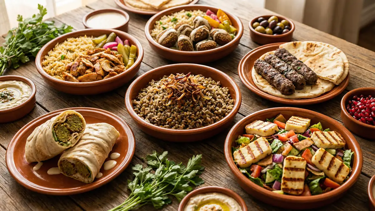 Middle Eastern Meal Plan for Families - Family-friendly middle eastern cuisine meal plan with weekly recipes and automatic grocery list