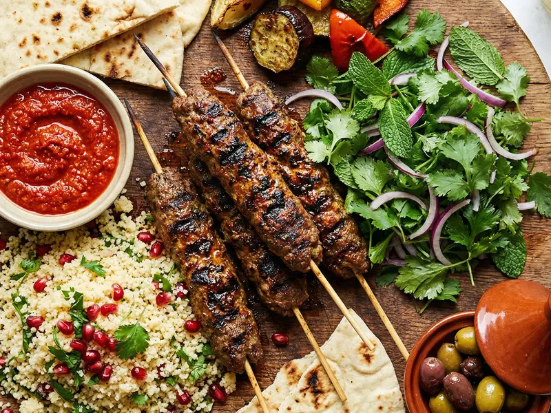 Moroccan Couscous with Seven Vegetables - Moroccan Meal Plan for Families recipe example for families