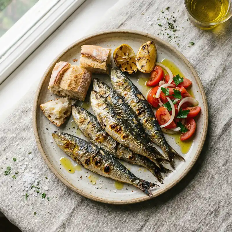 Portuguese Baked Fish with Potatoes - Portuguese Meal Plan for Families recipe example for families