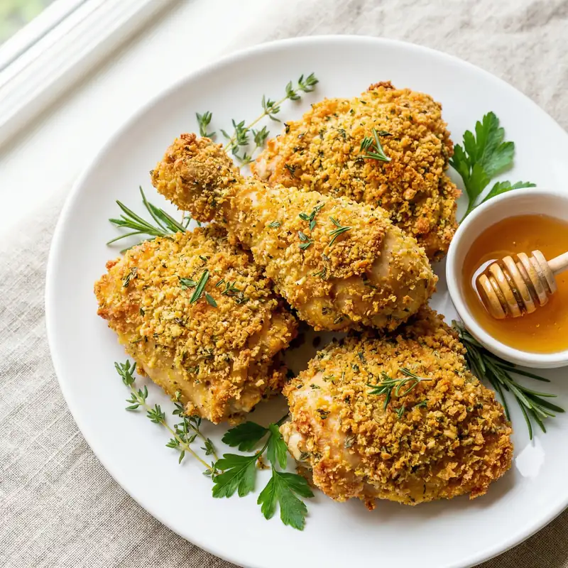 Oven-Fried Chicken - Soul Food Meal Plan for Families recipe example for families