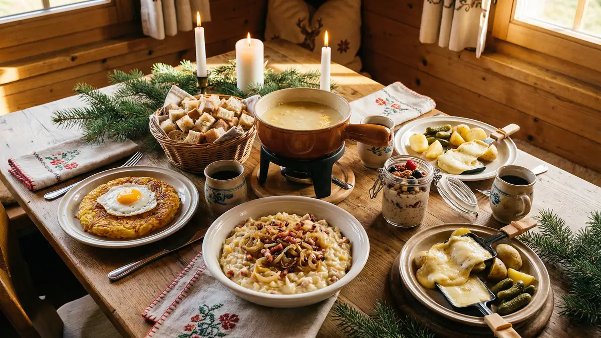 Swiss Meal Plan for Families - Family-friendly swiss cuisine meal plan with weekly recipes and automatic grocery list