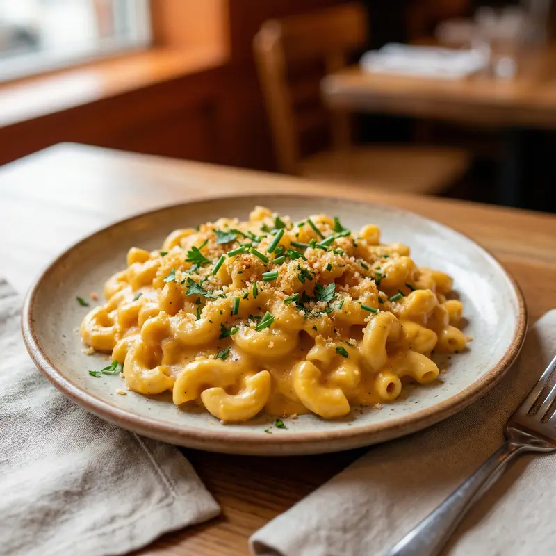 Creamy Cashew Mac & 'Cheese' - Vegan Meal Planning for Families recipe example for families