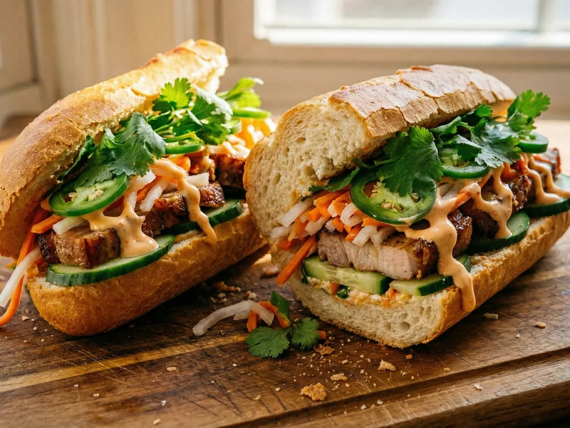 Banh Mi Sandwiches (Pork or Tofu) - Vietnamese Meal Plan for Families recipe example for families
