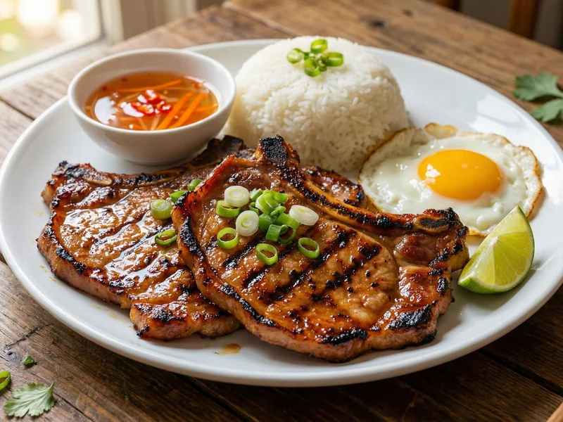 Vietnamese Pork Chops - Vietnamese Meal Plan for Families recipe example for families