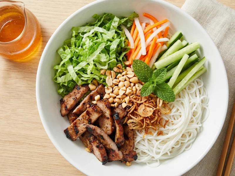 Vermicelli Noodle Salad - Vietnamese Meal Plan for Families recipe example for families